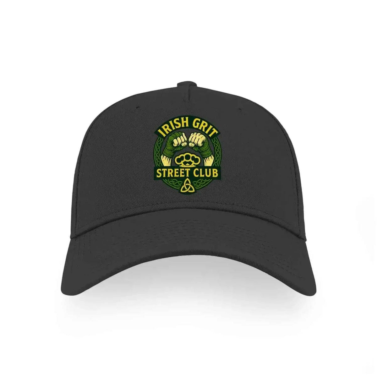 Irish 5-Panel Cap - Grit Street Club, Matchday Headwear - Celtic Wolfwear