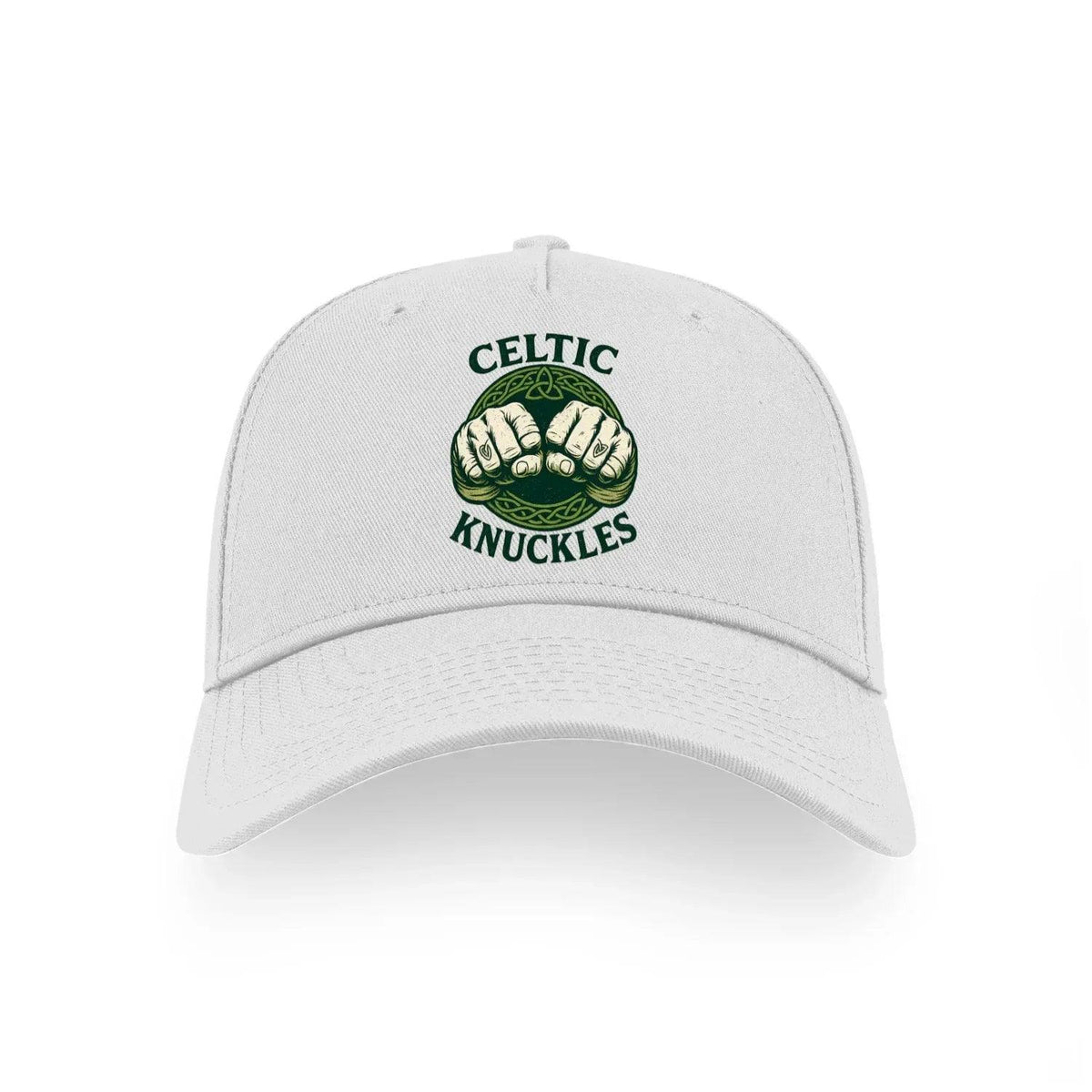 Irish 5-Panel Cap - Knuckles Heritage-Inspired Headwear - Celtic Wolfwear