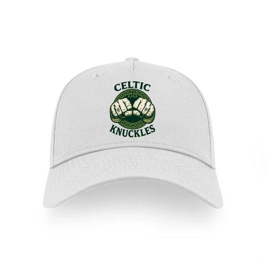 Irish 5-Panel Cap - Knuckles Heritage-Inspired Headwear - Celtic Wolfwear