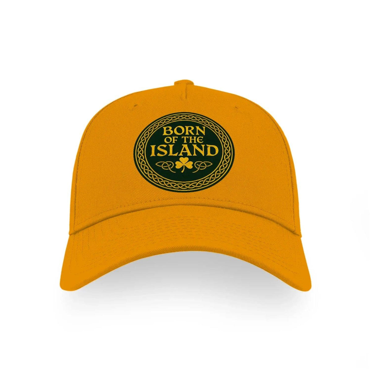 Irish Baseball Cap - Born of the Island, Adjustable Fit - Celtic Wolfwear