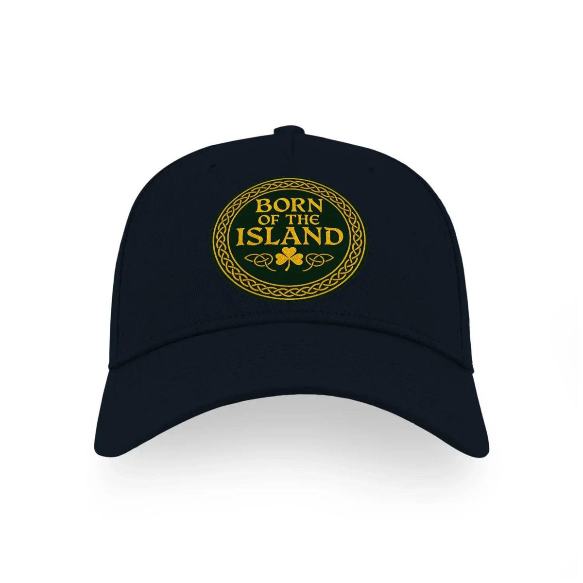 Irish Baseball Cap - Born of the Island, Adjustable Fit - Celtic Wolfwear