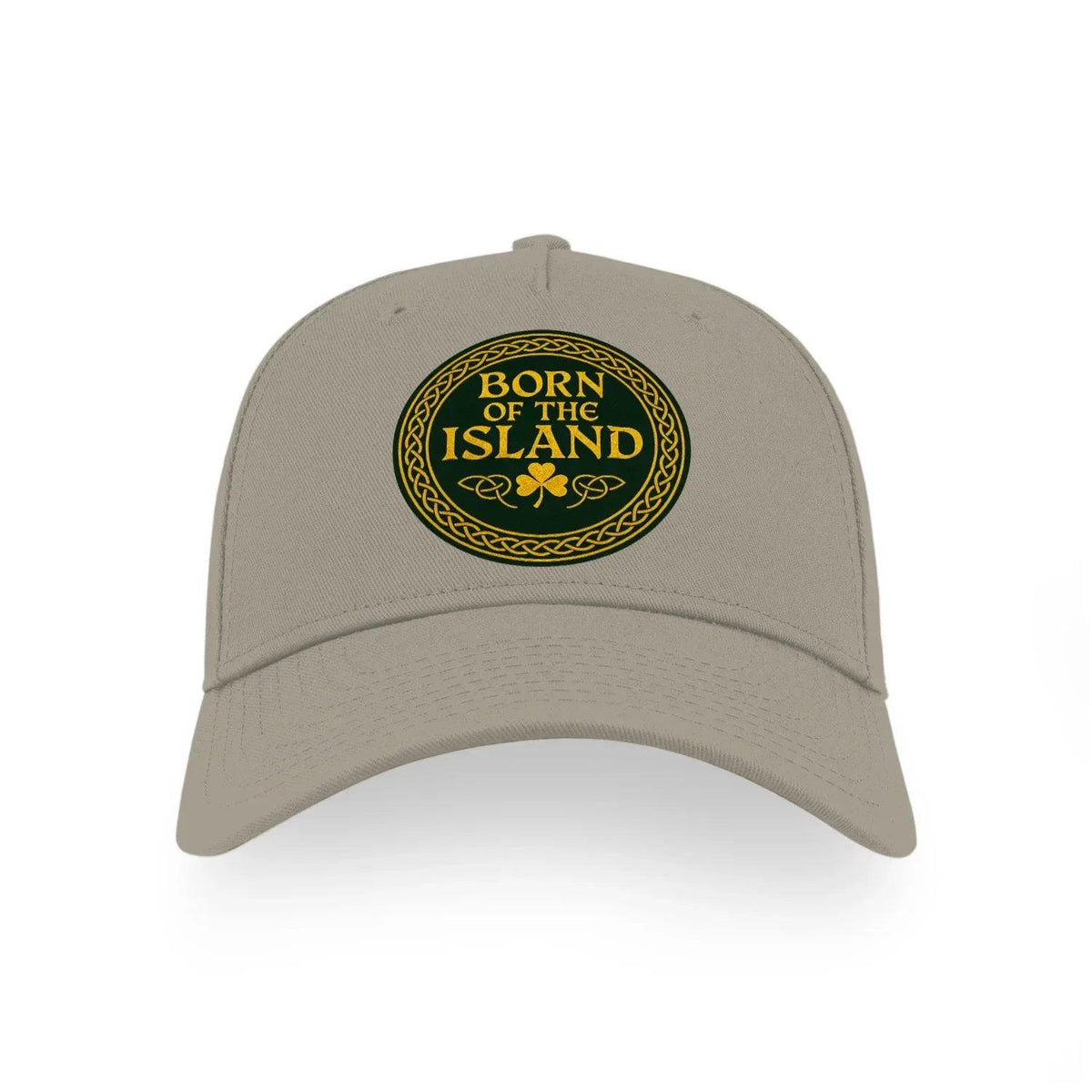 Irish Baseball Cap - Born of the Island, Adjustable Fit - Celtic Wolfwear