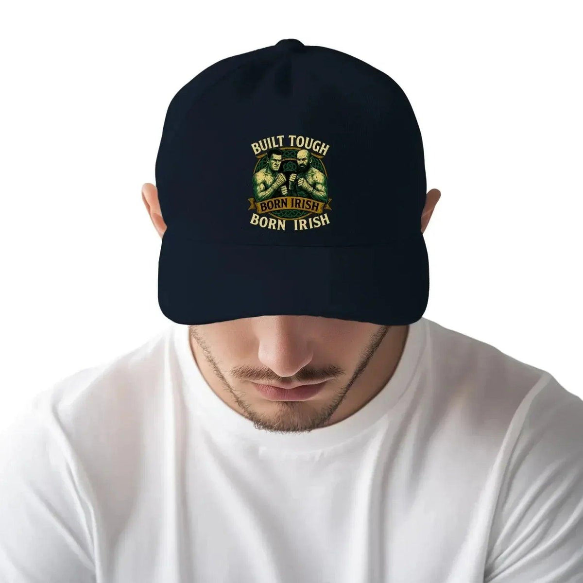 Irish Baseball Cap - Built Tough Born Matchday Headwear - Celtic Wolfwear