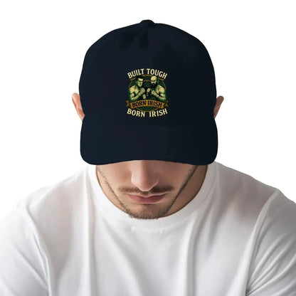 Irish Baseball Cap - Built Tough Born Matchday Headwear - Celtic Wolfwear