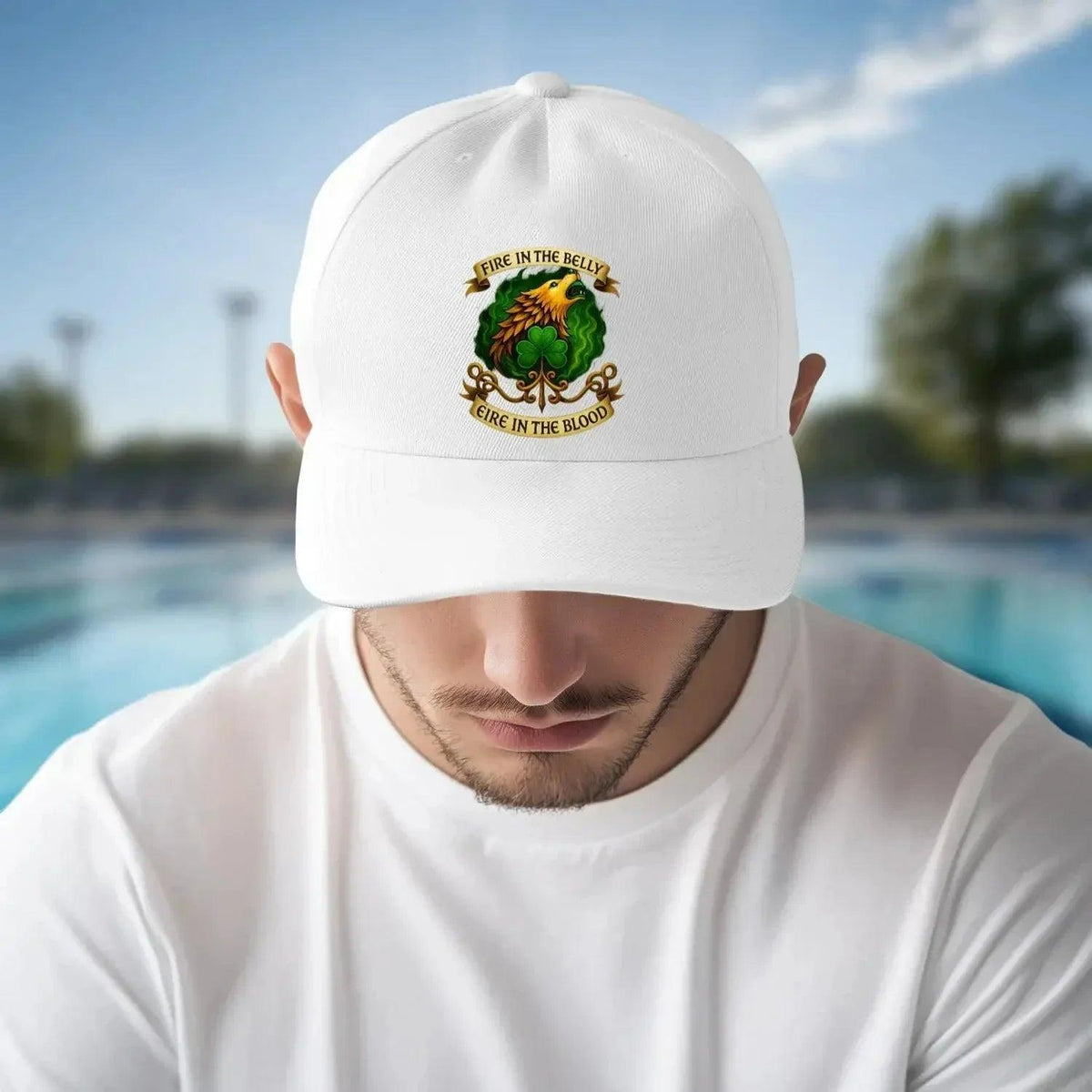 Irish Baseball Cap - Caps Fire Heritage-Inspired Headwear - Celtic Wolfwear
