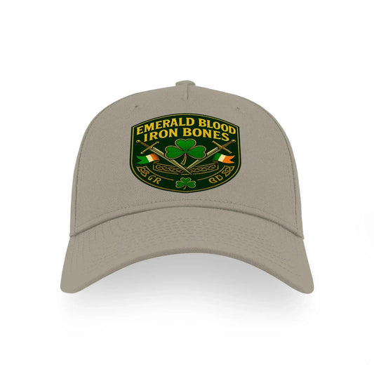 Irish Baseball Cap - Emerald Blood Iron Bones Edition 02 - Celtic Wolfwear