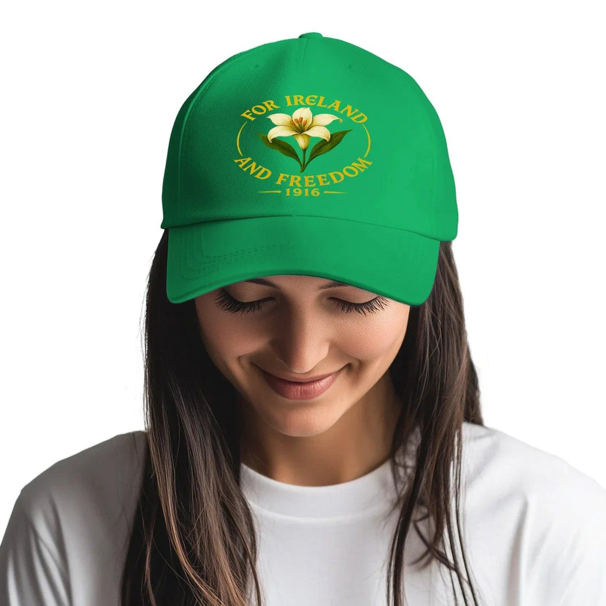 Irish Baseball Cap - Freedom 1916, Adjustable Headwear - Celtic Wolfwear