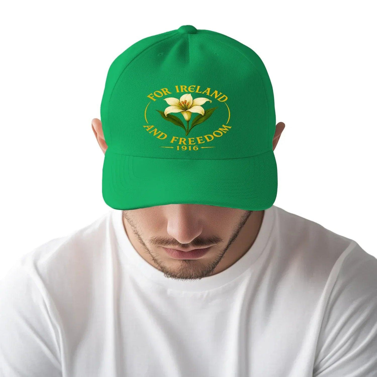 Irish Baseball Cap - Freedom 1916, Adjustable Headwear - Celtic Wolfwear