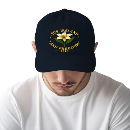Irish Baseball Cap - Freedom 1916, Adjustable Headwear - Celtic Wolfwear