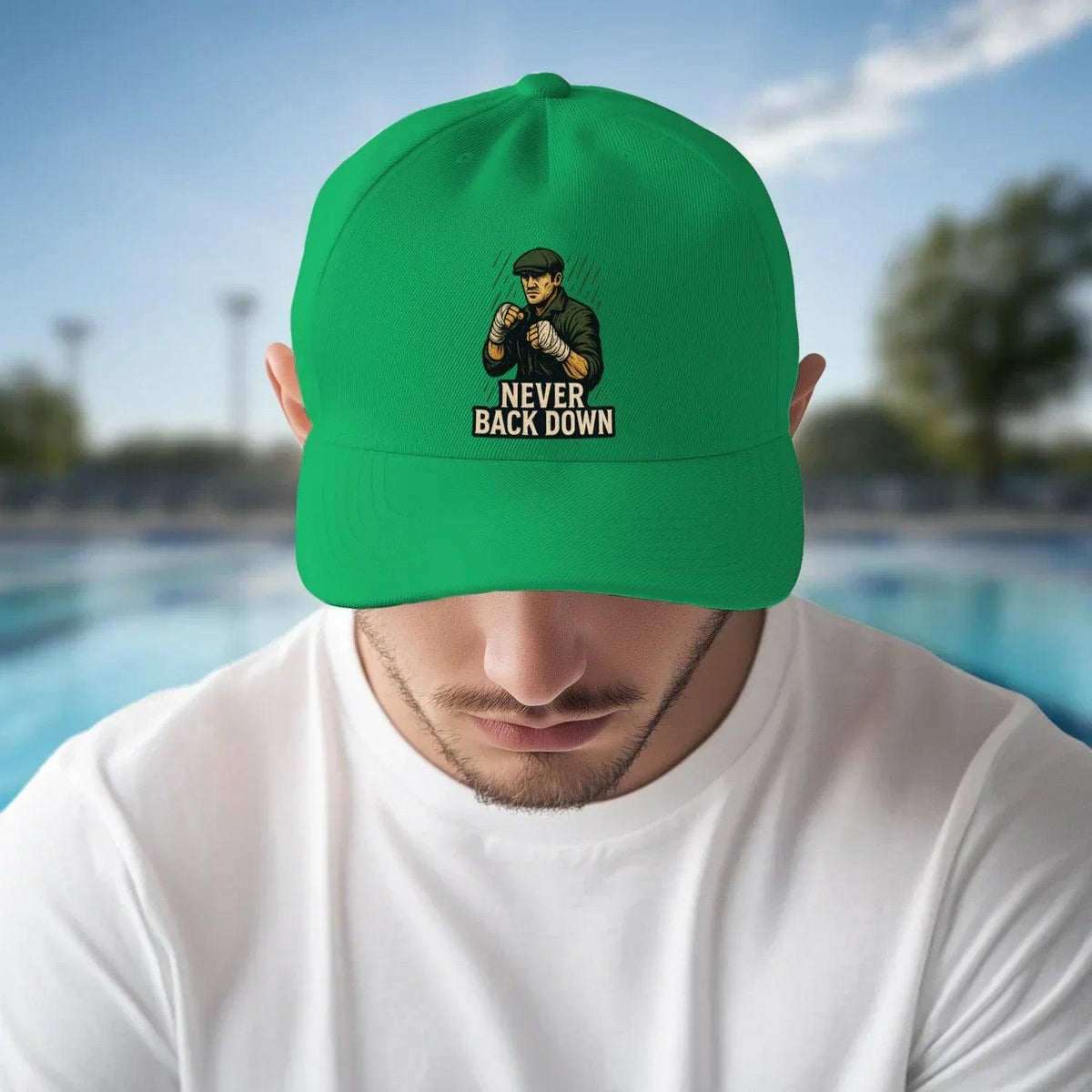 Irish Baseball Cap - Never Back Down 5, Adjustable Fit - Celtic Wolfwear