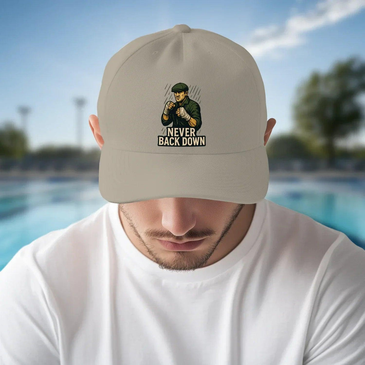 Irish Baseball Cap - Never Back Down 5, Adjustable Fit - Celtic Wolfwear