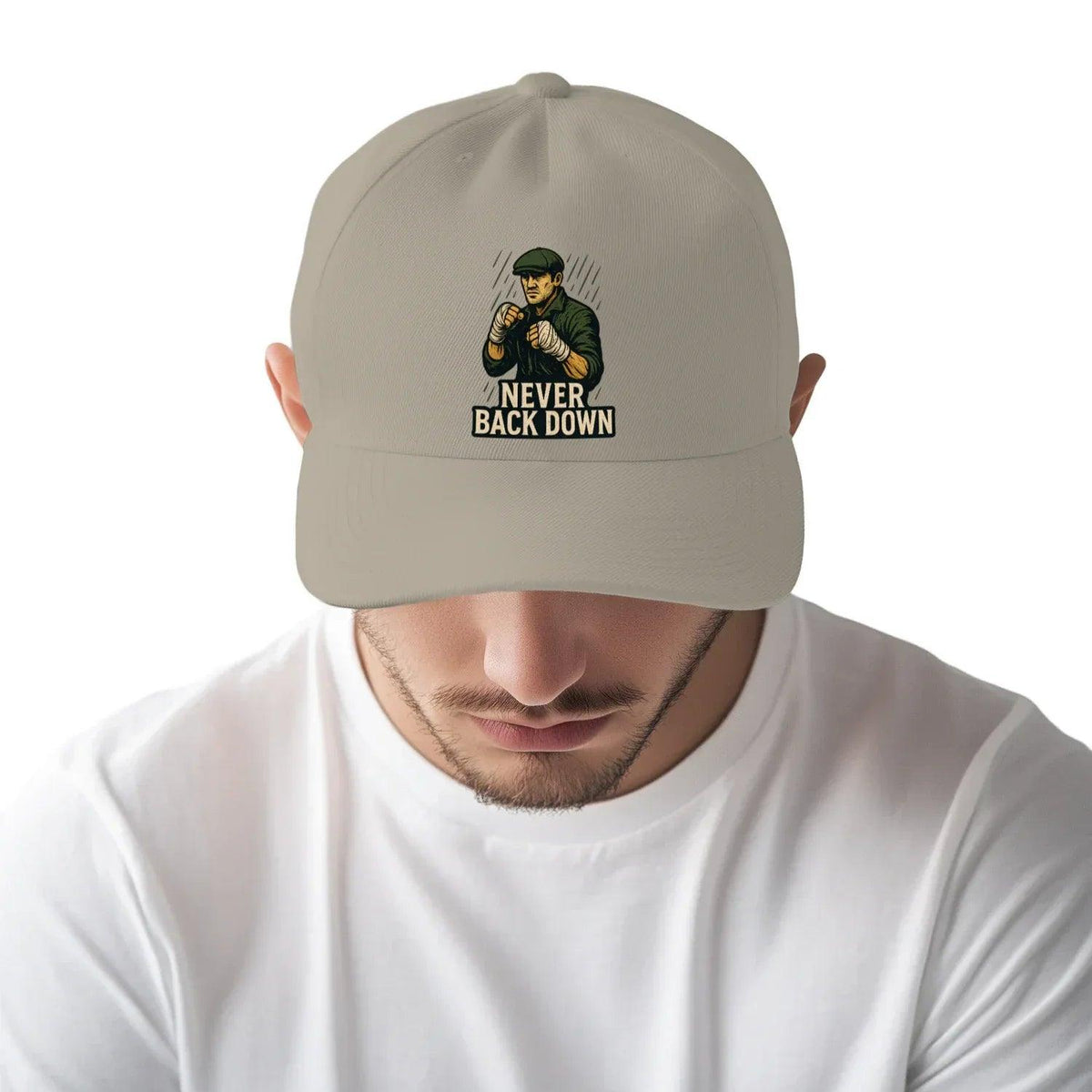 Irish Baseball Cap - Never Back Down 5, Adjustable Fit - Celtic Wolfwear