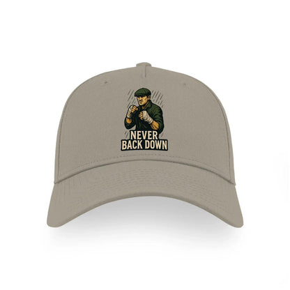 Irish Baseball Cap - Never Back Down 5, Adjustable Fit - Celtic Wolfwear
