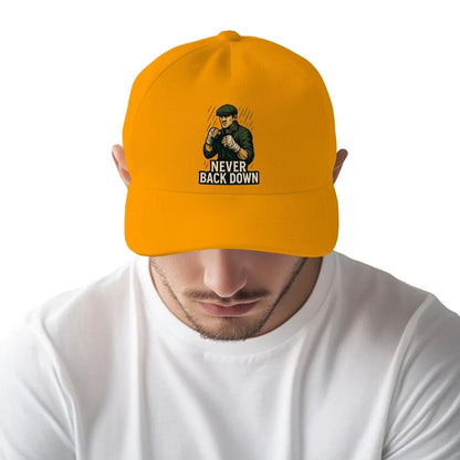 Irish Baseball Cap - Never Back Down 5, Adjustable Fit - Celtic Wolfwear