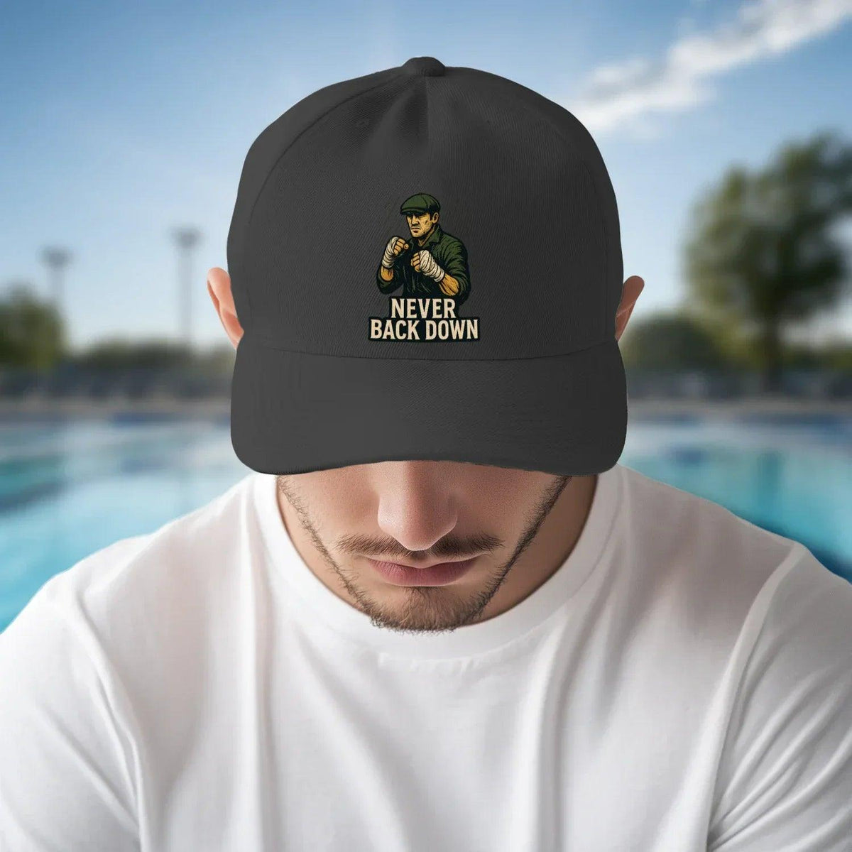 Irish Baseball Cap - Never Back Down 5, Adjustable Fit - Celtic Wolfwear