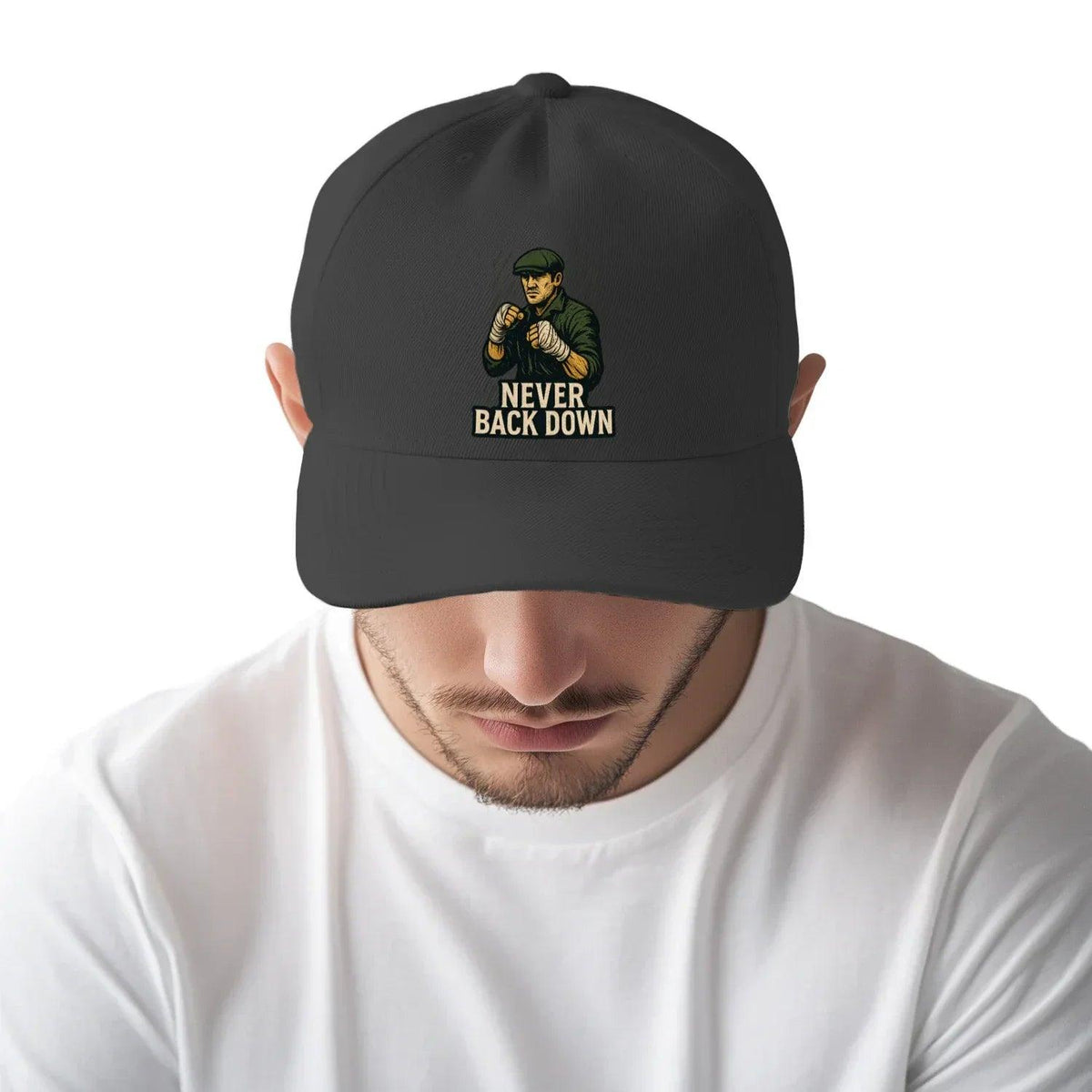 Irish Baseball Cap - Never Back Down 5, Adjustable Fit - Celtic Wolfwear