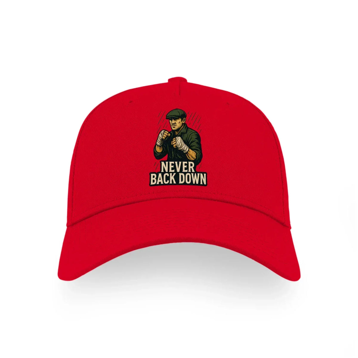 Irish Baseball Cap - Never Back Down 5, Adjustable Fit - Celtic Wolfwear