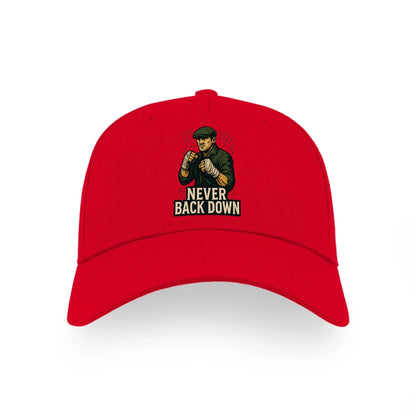 Irish Baseball Cap - Never Back Down 5, Adjustable Fit - Celtic Wolfwear