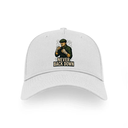 Irish Baseball Cap - Never Back Down 5, Adjustable Fit - Celtic Wolfwear