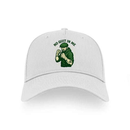 Irish Baseball Cap - No Quit in Me, Adjustable Headwear - Celtic Wolfwear