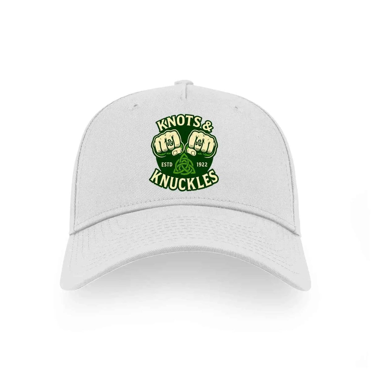 Irish Baseball Cap - Panel Mesh, Adjustable Headwear - Celtic Wolfwear