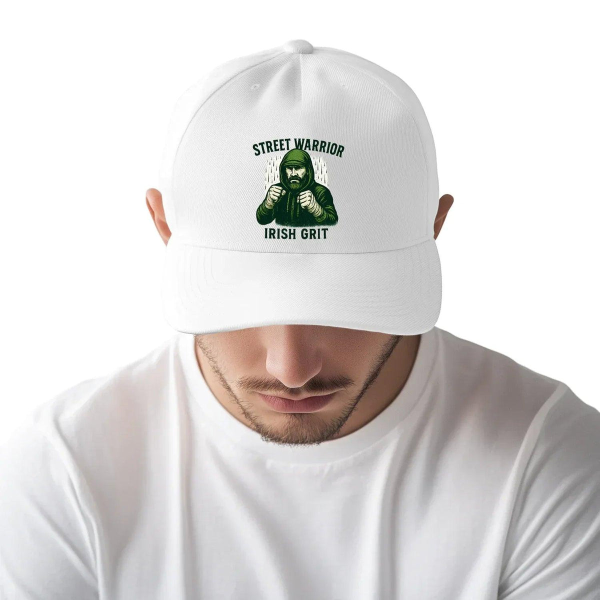 Irish Baseball Cap - Street Warrior 5 Matchday Headwear - Celtic Wolfwear