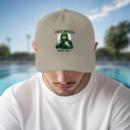 Irish Baseball Cap - Street Warrior 5 Matchday Headwear - Celtic Wolfwear