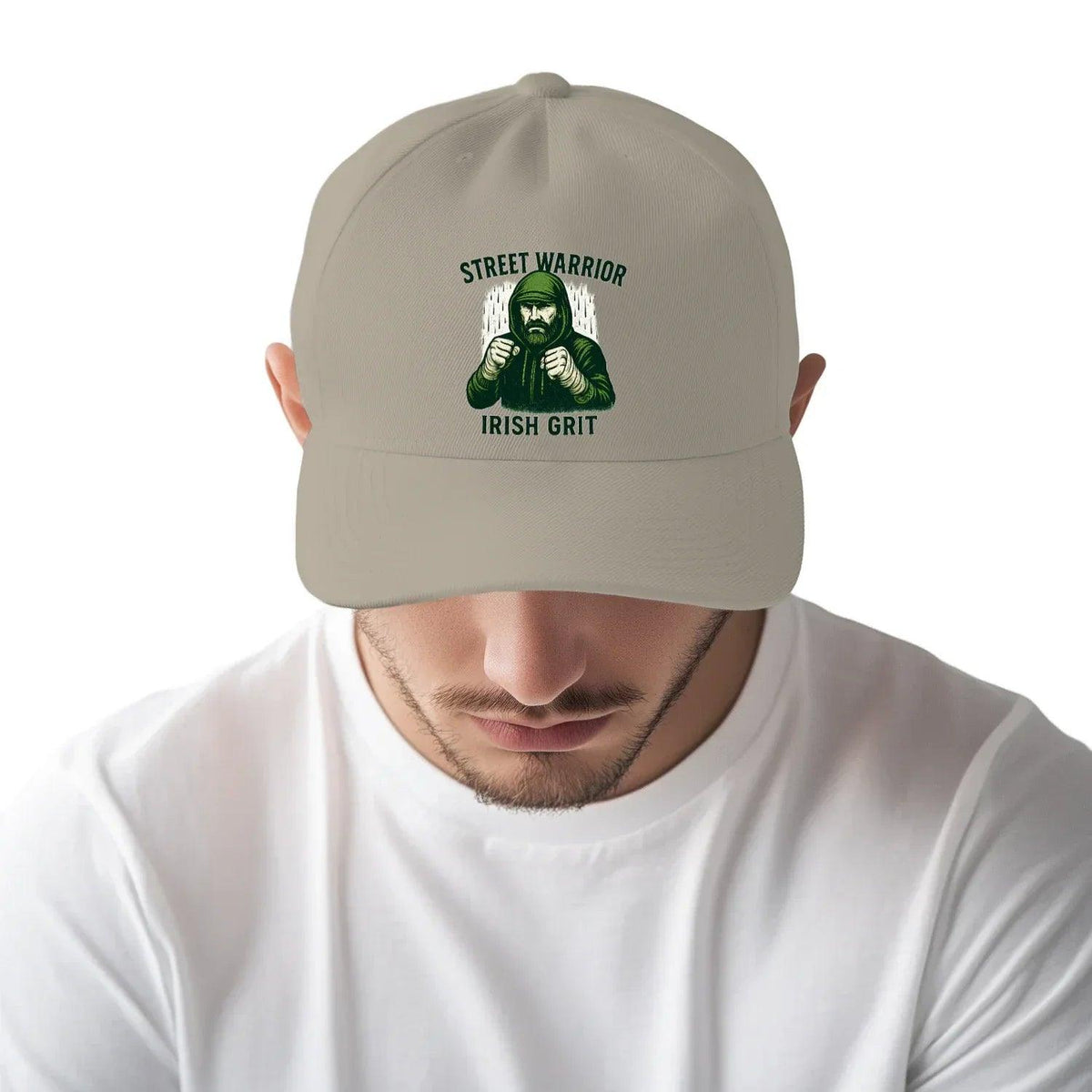 Irish Baseball Cap - Street Warrior 5 Matchday Headwear - Celtic Wolfwear