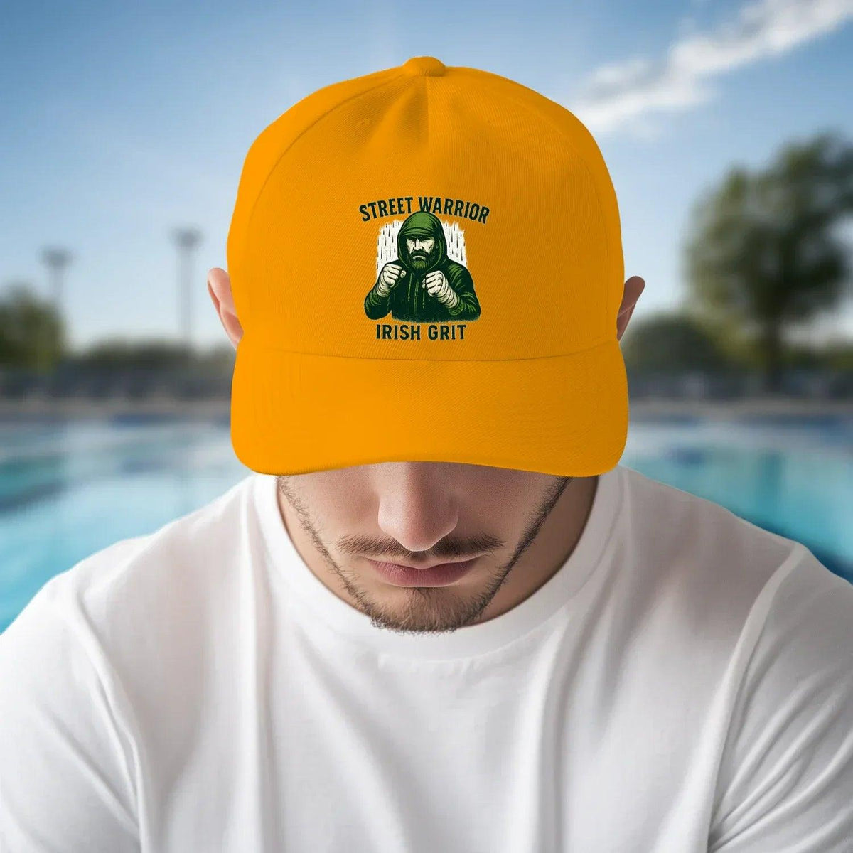 Irish Baseball Cap - Street Warrior 5 Matchday Headwear - Celtic Wolfwear