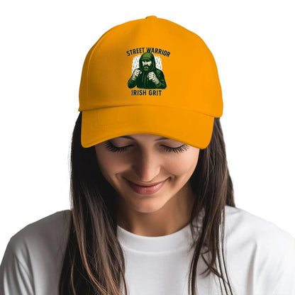 Irish Baseball Cap - Street Warrior 5 Matchday Headwear - Celtic Wolfwear