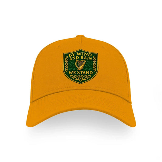 Irish Baseball Cap - Wind and Rain, Adjustable Headwear - Celtic Wolfwear
