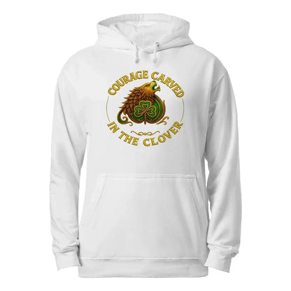 Irish Lion Hoodie - Clover Shamrockart Unisex Streetwear - Celtic Wolfwear
