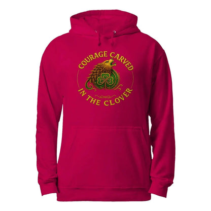 Irish Lion Hoodie - Clover Shamrockart Unisex Streetwear - Celtic Wolfwear