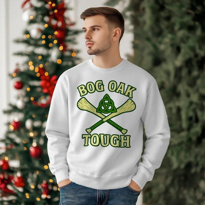 Irish Sweatshirt - Bog Oak, Terrace-Inspired Streetwear - Celtic Wolfwear