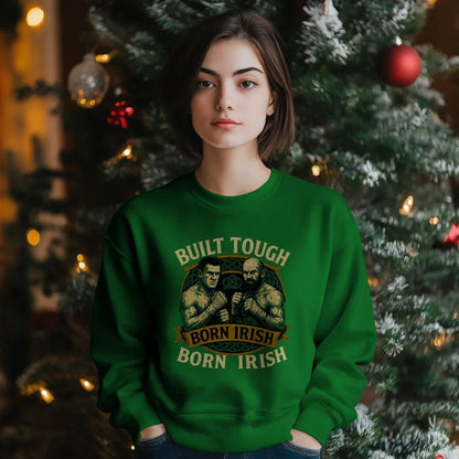Irish Sweatshirt - Built Tough Born Heritage Streetwear - Celtic Wolfwear