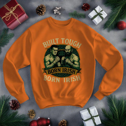 Irish Sweatshirt - Built Tough Born Heritage Streetwear - Celtic Wolfwear