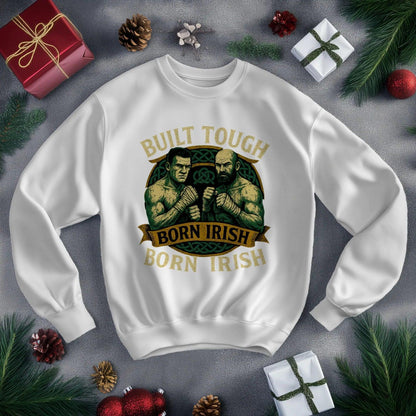 Irish Sweatshirt - Built Tough Born Heritage Streetwear - Celtic Wolfwear