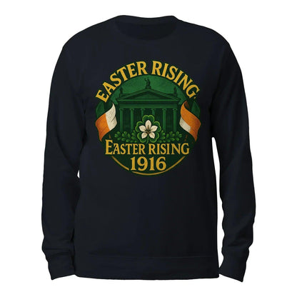 Irish Sweatshirt - Easter Rising, Unisex Matchday Wear - Celtic Wolfwear