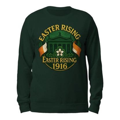 Irish Sweatshirt - Easter Rising, Unisex Matchday Wear - Celtic Wolfwear