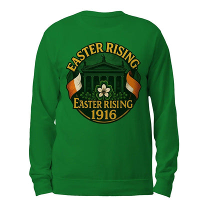 Irish Sweatshirt - Easter Rising, Unisex Matchday Wear - Celtic Wolfwear