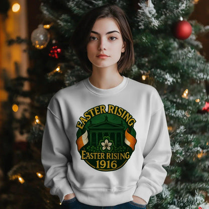 Irish Sweatshirt - Easter Rising, Unisex Matchday Wear - Celtic Wolfwear