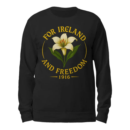 Irish Sweatshirt - Freedom 1916, Unisex Matchday Wear - Celtic Wolfwear