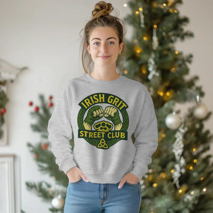 Irish Sweatshirt - Grit, Terrace-Inspired Streetwear - Celtic Wolfwear