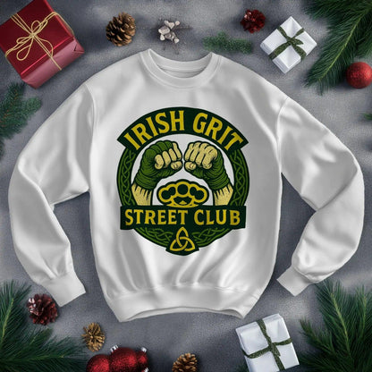 Irish Sweatshirt - Grit, Terrace-Inspired Streetwear - Celtic Wolfwear
