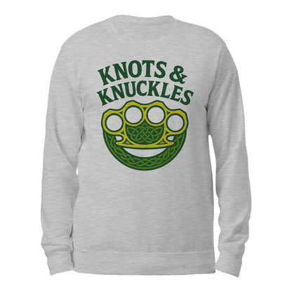 Irish Sweatshirt - Knots and Knuckles Knot, Unisex - Celtic Wolfwear