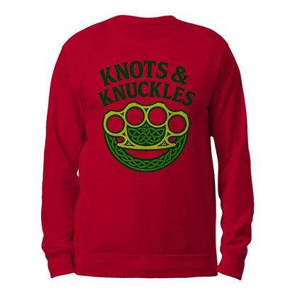 Irish Sweatshirt - Knots and Knuckles Knot, Unisex - Celtic Wolfwear