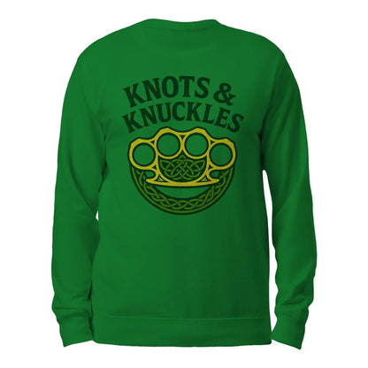 Irish Sweatshirt - Knots and Knuckles Knot, Unisex - Celtic Wolfwear