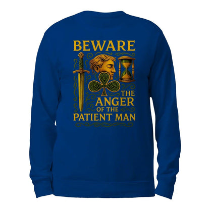 Irish Sweatshirt - Patient Man Premium Unisex Streetwear - Celtic Wolfwear