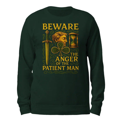Irish Sweatshirt - Patient Man Premium Unisex Streetwear - Celtic Wolfwear