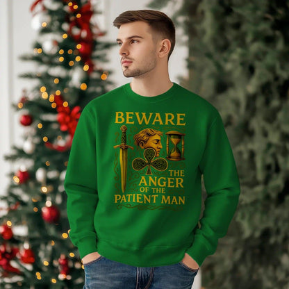 Irish Sweatshirt - Patient Man Premium Unisex Streetwear - Celtic Wolfwear